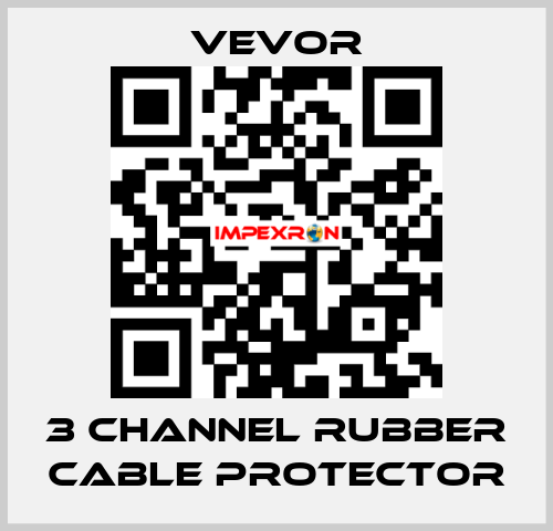 3 Channel Rubber Cable Protector VEVOR