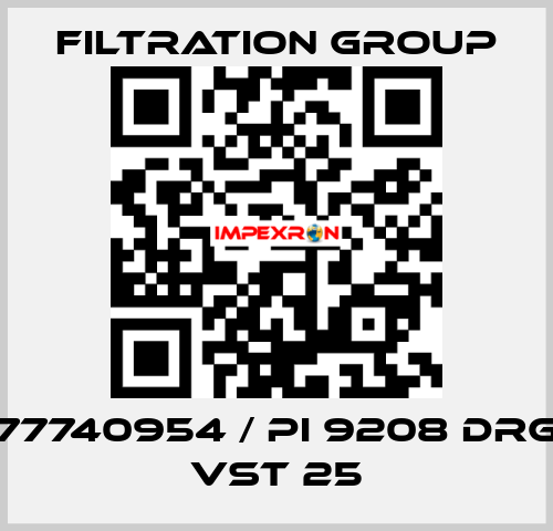 77740954 / PI 9208 DRG VST 25 Filtration Group