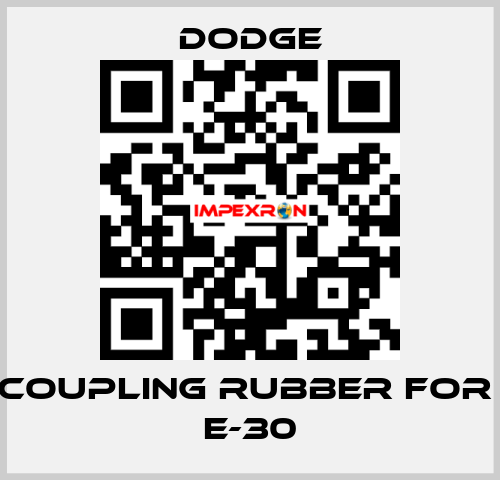 COUPLING RUBBER for  E-30 Dodge