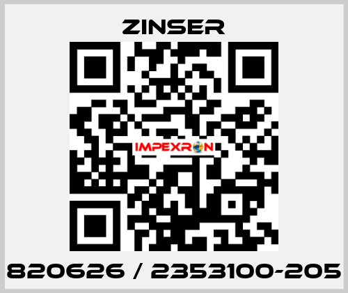 820626 / 2353100-205 Zinser