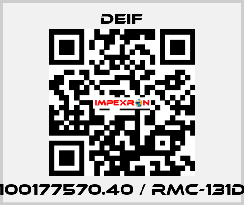 100177570.40 / RMC-131D Deif