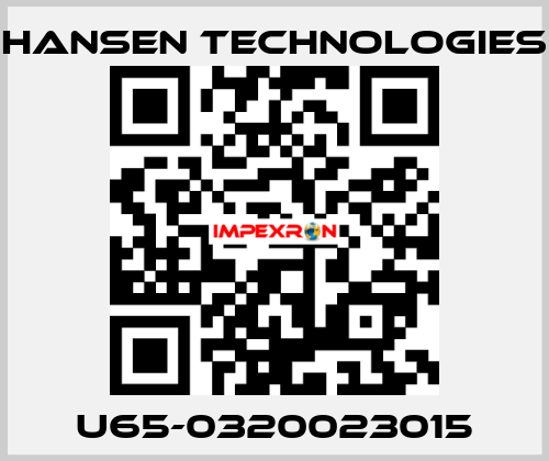 U65-0320023015 HANSEN TECHNOLOGIES