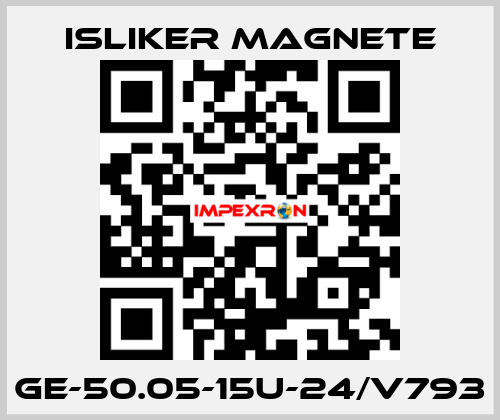 GE-50.05-15U-24/V793 ISLIKER MAGNETE