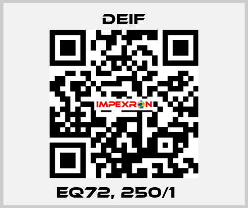 EQ72, 250/1 А Deif