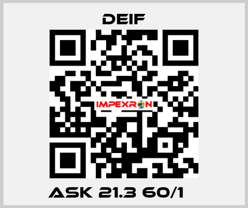 ASK 21.3 60/1 А Deif