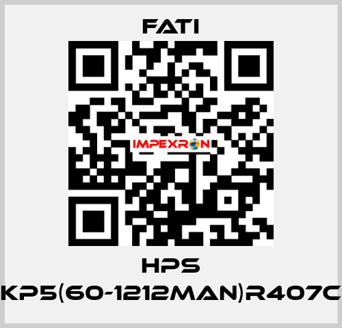 HPS KP5(60-1212MAN)R407C FATI