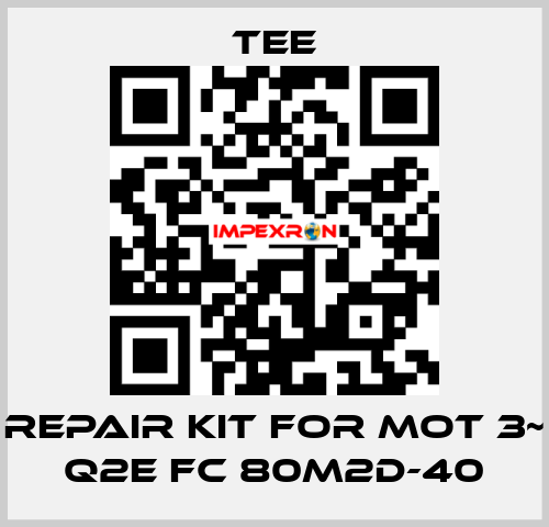 repair kit for Mot 3~ Q2E FC 80M2D-40 TEE