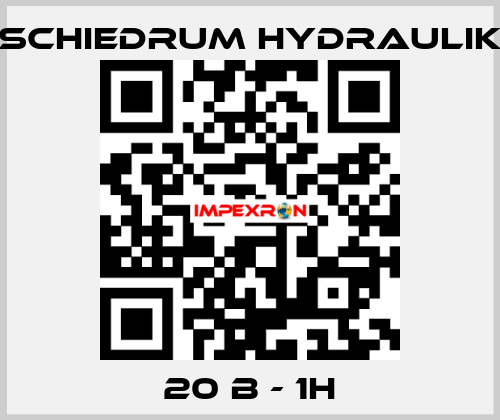 20 B - 1H SCHIEDRUM HYDRAULIK