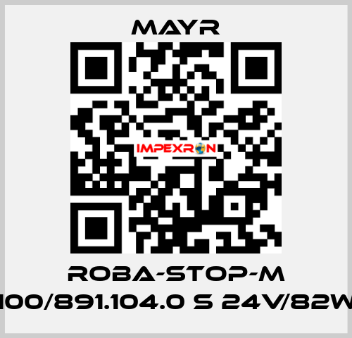 ROBA-STOP-M 100/891.104.0 S 24V/82W Mayr