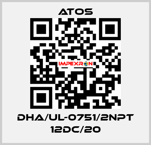 DHA/UL-0751/2NPT 12DC/20 Atos