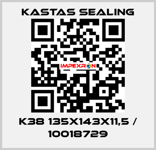 K38 135X143X11,5 / 10018729 Kastas Sealing