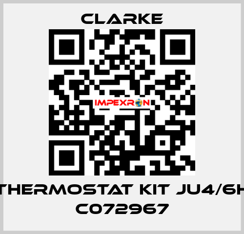 THERMOSTAT KIT JU4/6H C072967 Clarke