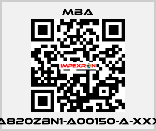 MBA820ZBN1-A00150-A-XXXXX MBA