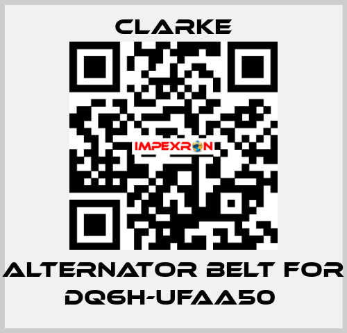 Alternator Belt for DQ6H-UFAA50  Clarke