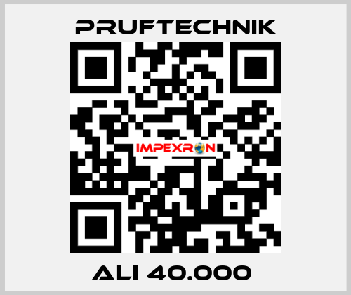 ALI 40.000  Pruftechnik