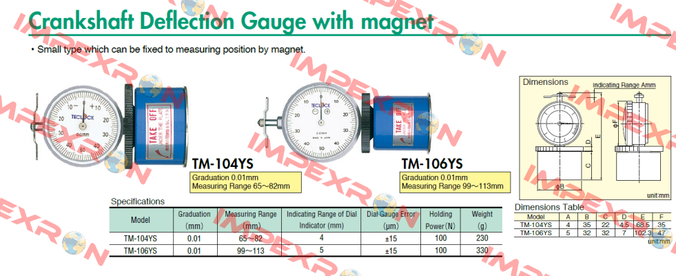 TM-106YS Teclock