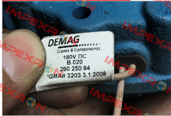 B 020 260 250 84 old number, new number 26025033  Demag