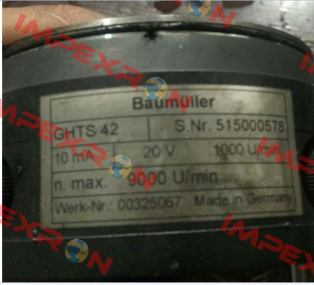 GHTS 42 S.Nr. 515000578  Baumüller