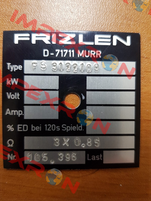 FS3122109-3X0.85  Frizlen