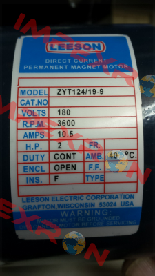 ZYT 124/19 2 hp - OEM   Leeson