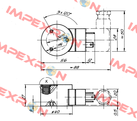 GTA040.524001 24V DC  HAHN-MAGNET (Kendrion)