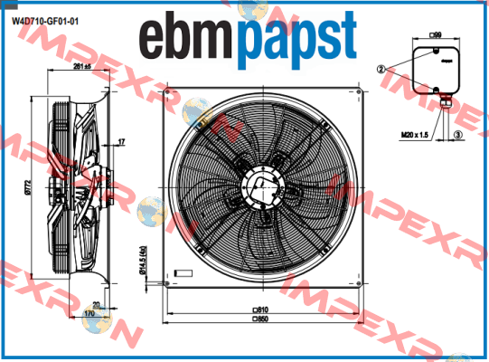 W4D710GF0101 EBM Papst