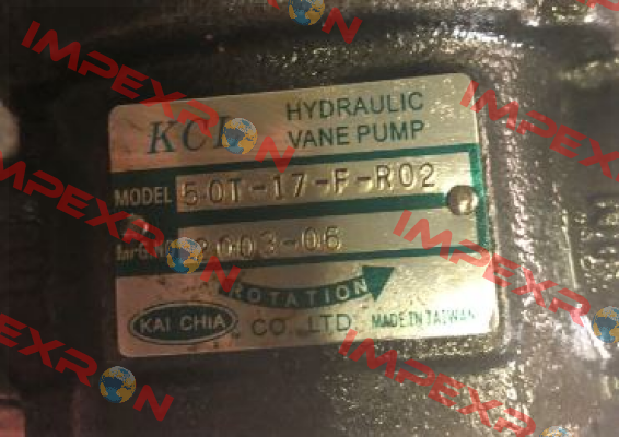 50T-17-F-R02—1 KCL HYDRAULIC PUMPS