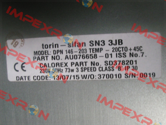 AU076658-01 iSS No. 7  Torin-Sifan