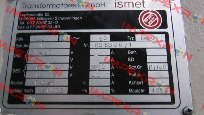 838308/1  Ismet