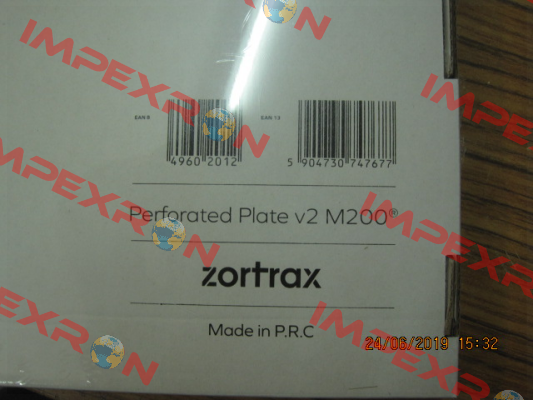 Perforated Plate v2 for M200 Zortrax