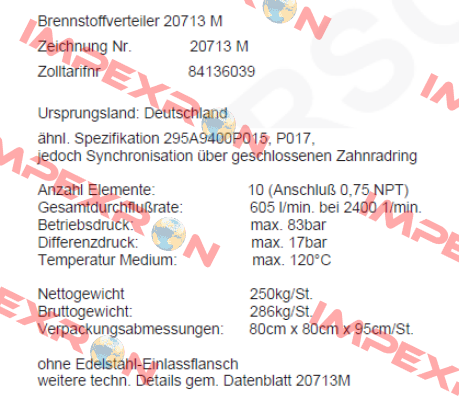 400121 / 20713M Scherzinger