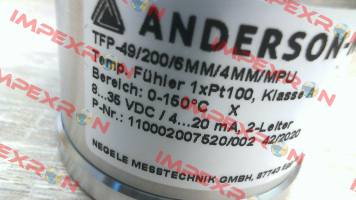 TFP-49/200/6MM/4MM/MPU /TB0-150/X (7449.2014) Anderson-Negele