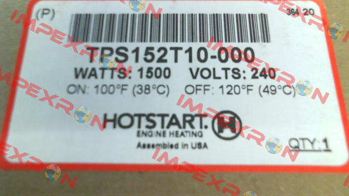 TPS152T10-000 Hotstart