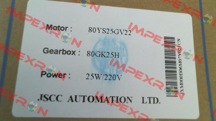 80GK25H JSCC AUTOMATION CO., LTD.