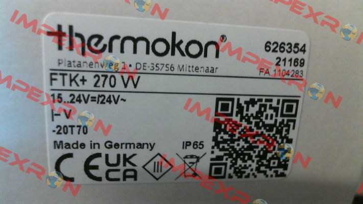 626354 (FTK+ 270 VV) Thermokon