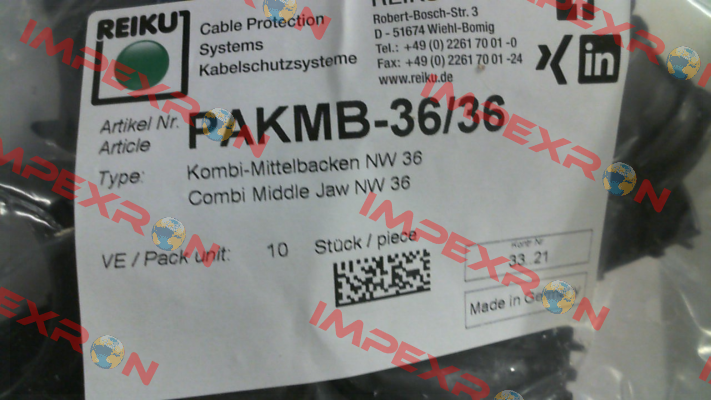 PAKMB-36/36 (pack x10) REIKU