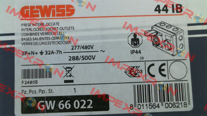 GW66022 Gewiss