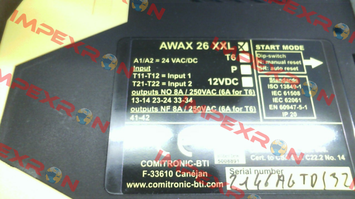 AWAX26XXLT6/24V Comitronic