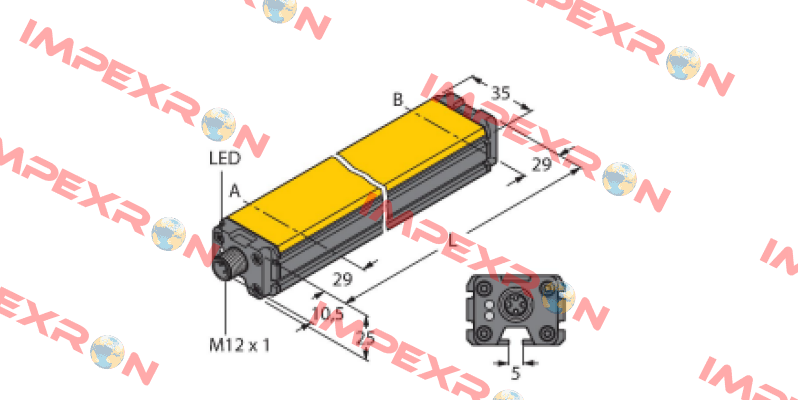 LI1000P1-Q25LM1-LIU5X3-H1151 Turck