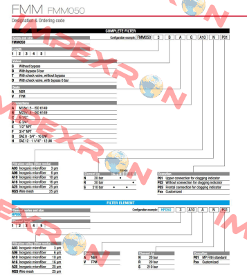 FMM-050-1-B-A-C-M25-N-P01 MP Filtri