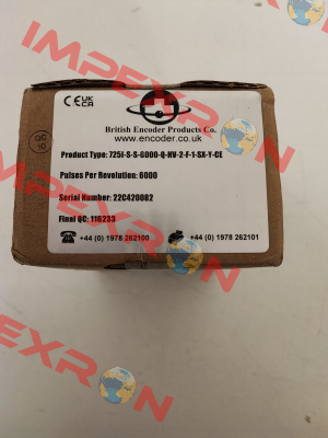 725I-S-S-6000-Q-HV-2-F-1-SX-Y-CE ACCU-CODER