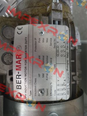 G..06404GA3FT Ber-Mar Motors